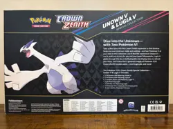 Pokemon TCG: Crown Zenith Lugia V And Unown V Special Collection Box NEW/SEALED - Image 2