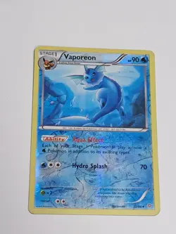 Pokemon TCG Vaporeon 22/98 Reverse Holo XY Ancient Origins - Image 2