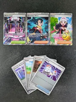 2025 Pokemon Assorted Full Art + Unlimited Lots Of 7 BATTLE CAGE/DAWN/SWITCH - Image 1