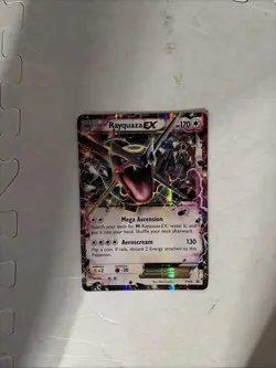 Pokemon Rayquaza EX-XY69 SM Black Star Promo Jumbo Size, Near Mint Condition - Image 1