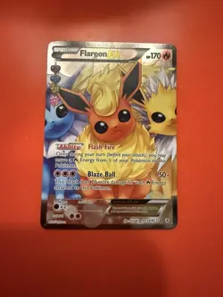 Pokemon TCG - Flareon EX (Full Art) RC28 Generations: Radiant Collection NM - Image 1