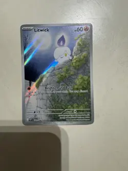 Litwick - 101/086 - White Flare - Illustration Rare | Pokemon TCG | NM - Image 1