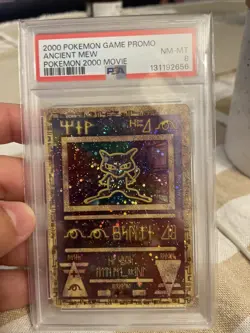 2000 Pokemon Game Promo Ancient Mew Pokemon 2000 Movie PSA 8 - Image 1