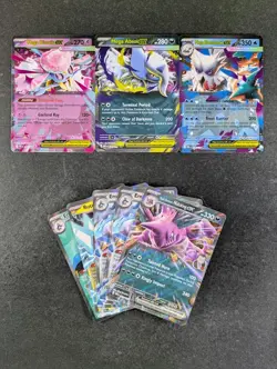 2025 Pokemon Assorted Double Rare Lots Of 8 MEGA DIANCE EX/MEGA ABSOL EX - Image 1
