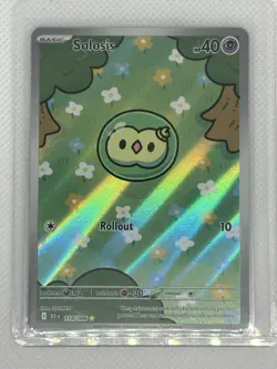 Pokemon TCG Solosis Illustration Rare Black Bolt English NM MINT 118/086 - Image 2