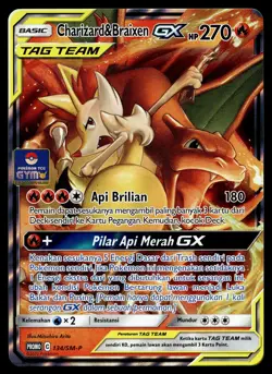 Charizard & Braixen GX - 134/SM-P - NM - Indonesian - Promo - Pokemon - A1-86 - Image 1