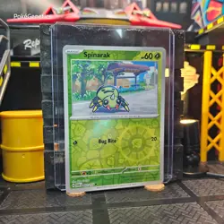 Spinarak Twilight Masquerade Reverse Holo Pokemon TCG 004/167 Scarlet & Violet - Image 3