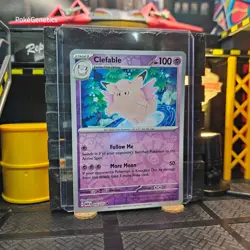 Clefable 151 Reverse Holo Pokemon TCG 036/165 Scarlet & Violet Uncommon - Image 3