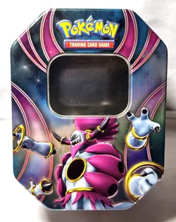 Pokemon TCG Tin featuring HOOPA-EX : POWERS BEYOND TIN (2015) - TIN ONLY - Image 1