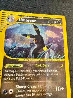 Pokemon Umbreon H30/H32 Skyridge Holo Rare **NO Crystal Charizard** - Image 5