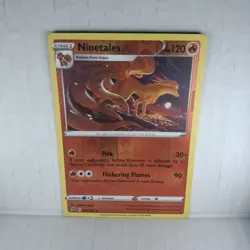 Ninetales SWSH02: Rebel Clash #025/192 Reverse Holo Pokemon TCG Fast Shipping - Image 1