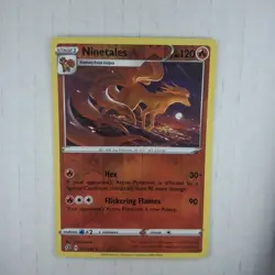 Ninetales SWSH02: Rebel Clash #025/192 Reverse Holo Pokemon TCG Fast Shipping - Image 3