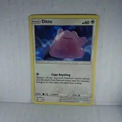 Ditto Holo Rare Detective Pikachu 17/18 LP Light Play Pokemon TCG Fast Shipping - Image 1