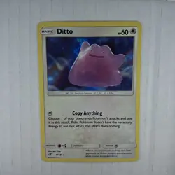 Ditto Holo Rare Detective Pikachu 17/18 LP Light Play Pokemon TCG Fast Shipping - Image 4