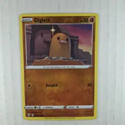 Pokemon - Diglett #084/189 - SWSH03: Darkness Ablaze Reverse Holo Fast Shipping - Image 3