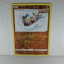 Rockruff Reverse Holo - 086/198 - Chilling Reign Pokemon 2021 Fast Shipping - Image 1