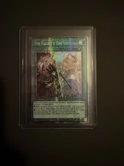 Yu-Gi-Oh The Fallen And The Virtuous 1st Edition Starlight Rare NM - Image 1