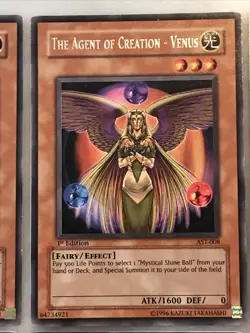 Yu-Gi-Oh! 3x THE AGENT OF CREATION-VENUS,3x AGENT OF WISDOM-MERCURY 1st Ed RARES - Image 3