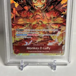ONE PIECE OP01 MONKEY D. LUFFY ALT ART 024 PSA 10 - ENGLISH - ROMANCE DAWN - Image 3