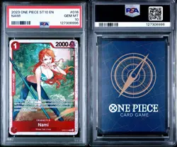 Nami OP01-016 Alternate Art PSA 10 Gem Mint One Piece ST-10 English Promo - Image 3