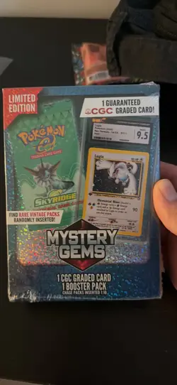 NEW UNOPENED POKEMON MYSTERY GEMS CHANCE TO WIN VINTAGE CARDS - Image 1