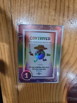 GenCon2025 Doomlings Exclusive Foil Contrived Special Edition Card 3/4 - Image 1