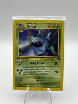 1st edition Golbat 34/62 Fossil - Pokemon TCG Card - Image 1