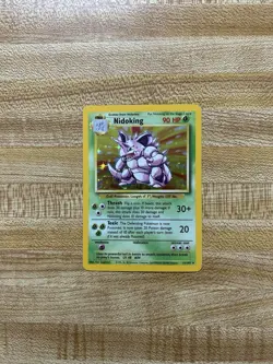 Pokemon NIDOKING Base Set HOLO Foil Rare Card 11/102 NM - Image 2