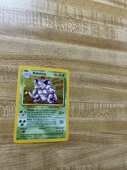 Pokemon NIDOKING Base Set HOLO Foil Rare Card 11/102 NM - Image 5