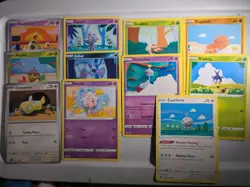 Lot Of 11 Asako Ito Crocheted Yarn Art Cards Pokemon TCG English LP - Image 1
