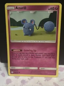 Azurill 146/236 Asako Ito Rare💯MINT💯Cosmic Eclipse Pokemon Card TCG - Image 1