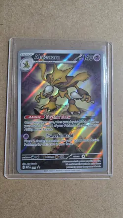 Pokemon Alakazam TCG Mega Evolution Promo Card ETB 009 NM Condition - Image 1