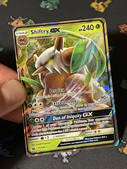 Pokemon Cards Shiftry GX 14/168 Ultra Rare Celestial Storm - (NM) - Image 2