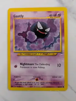Neo Destiny Pokemon Cards Ghastly Dark Haunter HOLO Dark Gengar 2000 Good Cond - Image 3