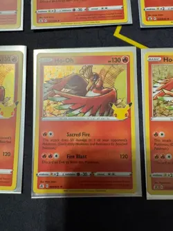 Pokemon 25th Anniversary Pokemon TCG Celebrations Ho-Oh Lot, 61 cards - Image 3