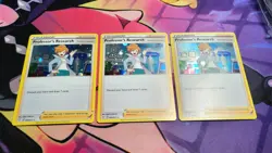 3 x Professor's Research 060/072 Cosmos Holo Promo Pokemon Card Juniper - Image 2