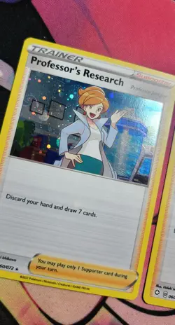 3 x Professor's Research 060/072 Cosmos Holo Promo Pokemon Card Juniper - Image 3