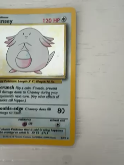 Pokemon TCG: Chansey Holo Rare Card 3/102 Base Set Unlimited VTG WOTC LP - Image 2