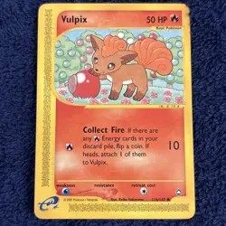 VULPIX 116/147 - NON-HOLO - Aquapolis - e-READER - WOTC Pokemon Card - 2002 NM - Image 1
