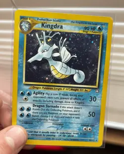 Pokemon TCG Kingdra Neo Genesis Unlimited Holo Rare Card #08/111 LP🔥 - Image 1