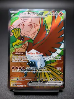 Pokemon TCG Ethan's Ho-Oh EX 209/182 S&V Destined Rivals Ultra Rare Card - Image 1
