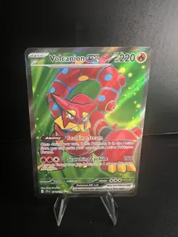 Pokemon TCG Arboliva ex & Volcanion ex Holo Rare ex Card Lot - 2 Cards - Image 1