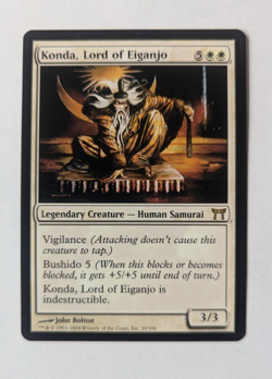 Magic Mtg Champions of Kamigawa Konda Lord of Eiganjo near mint - Image 1