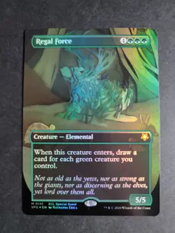 Regal Force (Borderless Foil) Mythic MTG Special Guest Lorwyn Eclipsed - Image 1