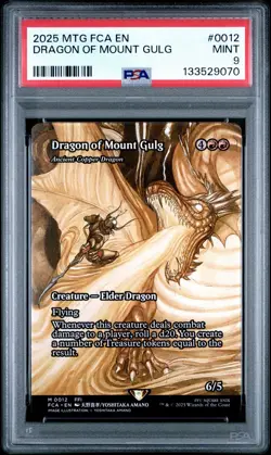 2025 MTG Final Fantasy Dragon of Mount Gulg #0012 FCA Showcase - PSA 9 - Image 1