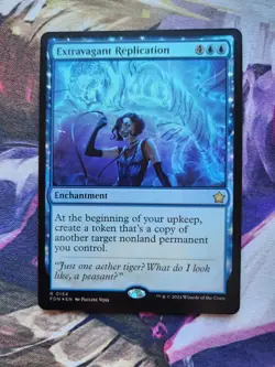 MTG Foundations - Extravagant Replication FOIL NM - Image 1