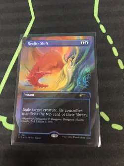MTG Magic The Gathering Reality Shift Rainbow Foil Secret Lair DnD Commander - Image 1