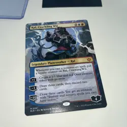Ral, Crackling Wit Borderless Foil - BLB 0341 NM - MTG Magic - Image 1
