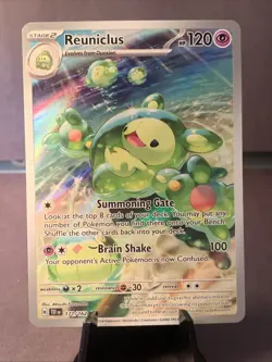 Pokemon TCG Reuniclus SV: Temporal Forces 171/162 Illustration Rare Holo NM - Image 1