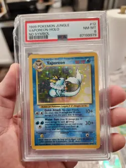 Pokemon Jungle Holo No Symbol Error Set All 16 Holos, 15 PSA 8, 1 PSA 9 English - Image 3